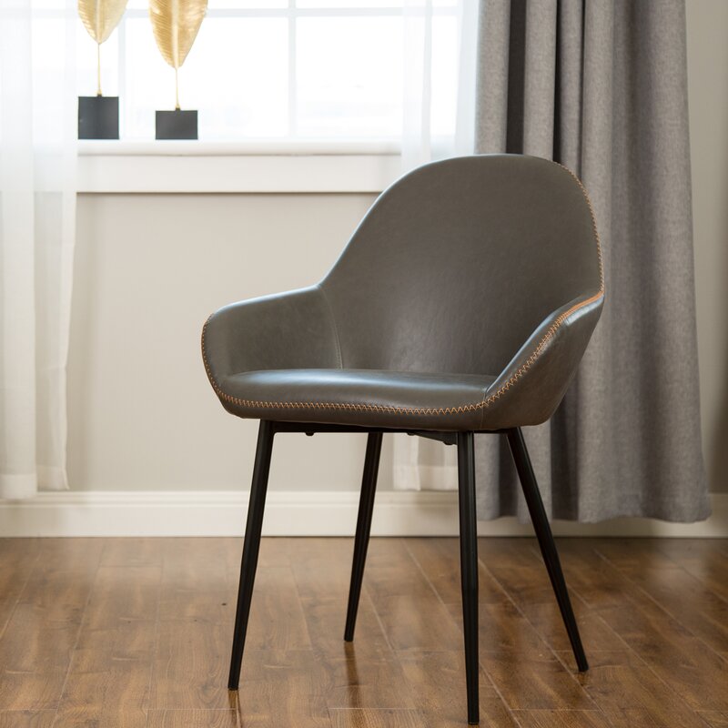 Corrigan Studio Zosia Mid Century Modern Upholstered Dining Chair
